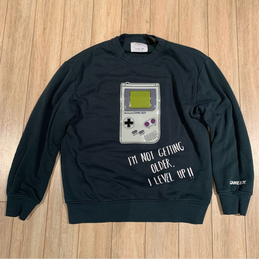 Zara Kids Nintendo Gameboy Crewneck